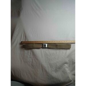 Buckle-Down Dog Collar Small Khaki Green Webbing Bone Seatbelt Metal Clasp